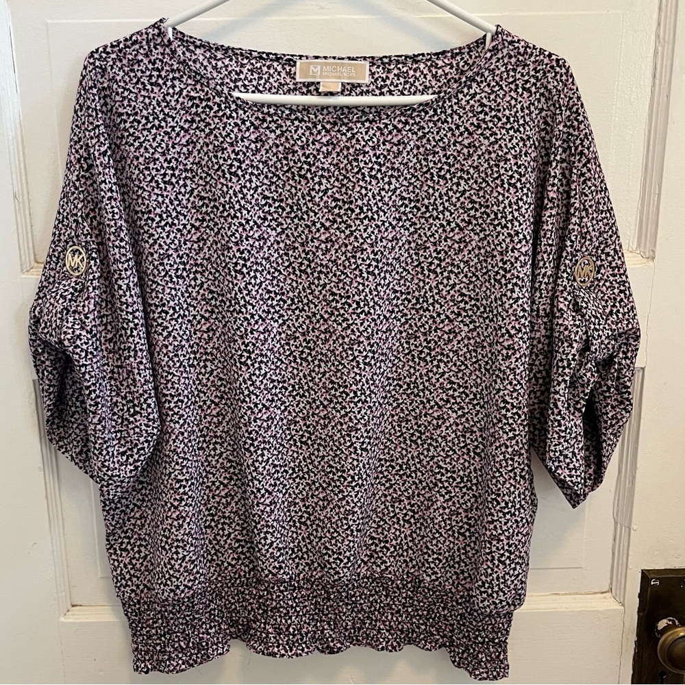 Michael Kors Floral Print Blouse